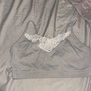 Auden Gray and White Bandeau Intimates